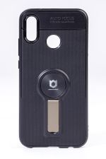 Telefon Kılıfı - Huawei P20 Lite   - Mat Siyah - Dore Ayaklı (TMS-037)