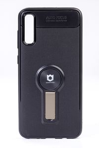 Telefon Kılıfı - Samsung Galaxy A70 - Mat Siyah - Dore Ayaklı (TMS-062)