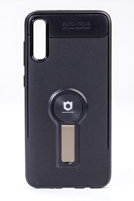 Telefon Kılıfı - Samsung Galaxy A70 - Mat Siyah - Dore Ayaklı (TMS-062)