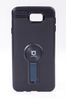 Telefon Kılıfı - Samsung Galaxy J7 Prime  - Mat Siyah - Petrol Mavisi Ayaklı (TMS-079)