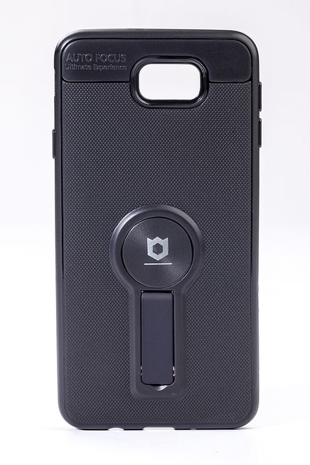 Telefon Kılıfı - Samsung Galaxy J7 Prime - Mat Siyah - Siyah Ayaklı (TMS-080)