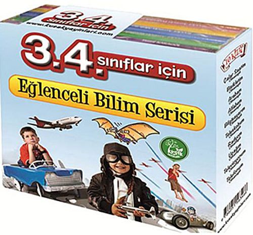3.4.Sınıflar İçin Eğlenceli Bilim Serisi (10 Kitap)