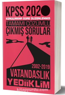 2020 KPSS Vatandaşlık Tamamı Çözümlü Konularına Göre Çıkmış Sorular - Kolektif
