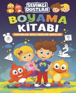 Sevimli Dostlar Boyama Kitabı / Rakamlar-Sesli Harfler-Şekiller