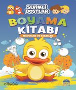 Sevimli Dostlar Boyama Kitabı - Meyveler ve Sebzeler