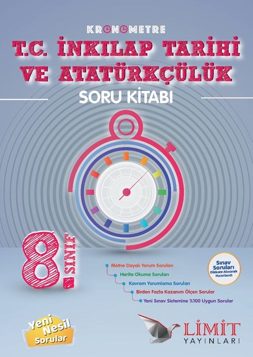 8. Sınıf Kronometre T.C. İnkılap Tarihi ve Atatürkçülük Soru Bankası