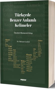 Türkçede Benzer Anlamlı Kelimeler