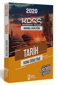 2020 KPSS Genel Kültür Ortaöğretim Ön Lisans Tarih Konu Öğretimi 