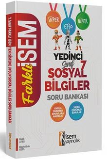 2020 Farklı İsem 7. Sınıf Sosyal Bilgiler Soru Bankası 