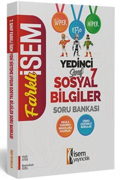 2020 Farklı İsem 7. Sınıf Sosyal Bilgiler Soru Bankası 