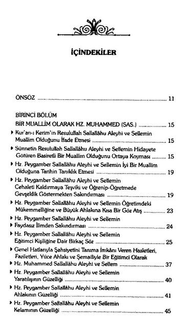 Bir Eğitimci Olarak Hz. Muhammed (sas.) ve Öğretim Metotları