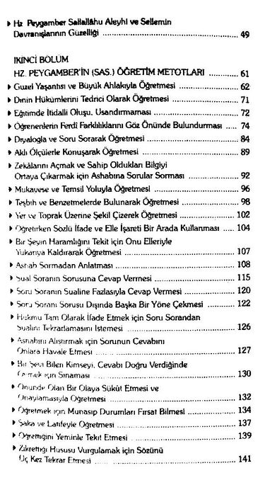 Bir Eğitimci Olarak Hz. Muhammed (sas.) ve Öğretim Metotları