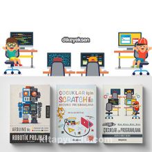Çocuklar için Scratch ve Kodlama Eğitim Seti (3 Kitap) - Mustafa Murat Coşkun