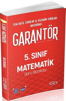 5. Sınıf Garantör Matematik Soru Bankası