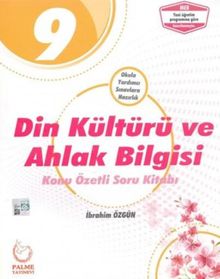 9. Sınıf Din Kültürü ve Ahlak Bilgisi Konu Özetli Soru Kitabı