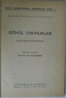 Gönül Yakınlıkları Kod: 8-G-3