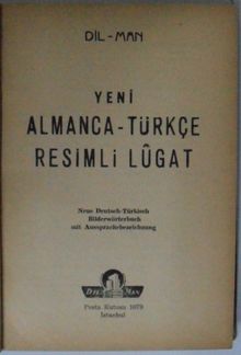Yeni Almanca-Türkçe Resimli Lugat Kod: 8-G-10