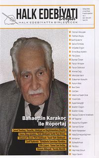 Halk Edebiyatı Dergisi Sayı:2 Eylül-Ekim 2014
