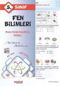 5. Sınıf Fen Bilimleri Konu  Değerlendirme Testleri