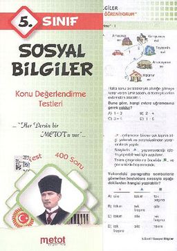 5. Sınıf Sosyal Bilgiler Konu Değerlendirme Testleri
