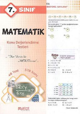 7. Sınıf Matematik Konu Değerlendirme Testleri