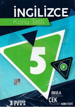 5. Sınıf İngilizce Konu Testi