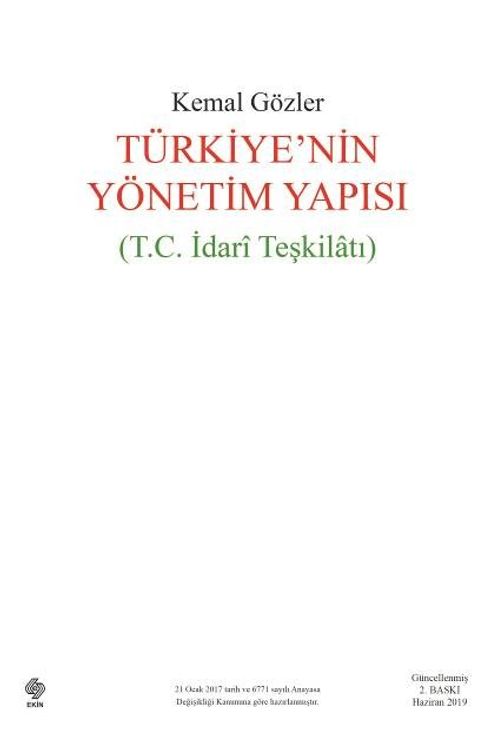 Türkiye'nin Yönetim Yapısı (T. C. İdari Teşkilatı)