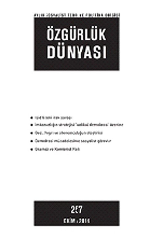 Özgürlük Dünyası / Aylık Sosyalist Teori ve Politika Dergisi / Ekim 2014 Sayı:257