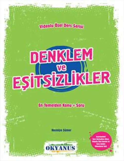 Denklem ve Eşitsizlikler