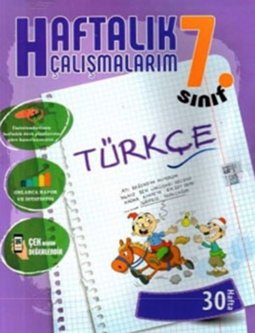 7.Sınıf Türkçe Haftalık Çalışmalarım