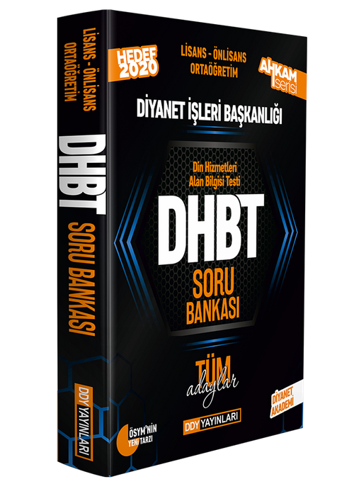2020 DHBT Ahkam Serisi Tüm Adaylar Soru Bankası