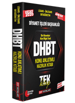 2020 DHBT Ahkam Serisi Tüm Adaylar Konu Anlatımlı Hazırlık Kitabı