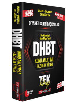 2020 DHBT Ahkam Serisi Tüm Adaylar Konu Anlatımlı Hazırlık Kitabı