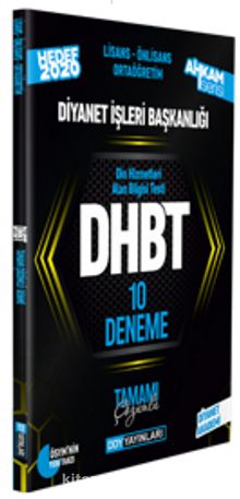 2020 DHBT AHKAM SERİSİ Tüm Adaylar Tamamı Çözümlü 10 Deneme - Kolektif