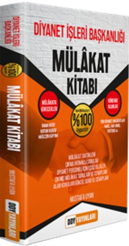 Diyanet İşleri Başkanlığı Mülakat Kitabı