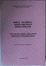 Orta Anadolu Ağızlarından Derlemeler Kod: 6-E-23