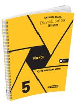 5. Sınıf Türkçe Özet Konu Anlatımı Etkinlik Defteri