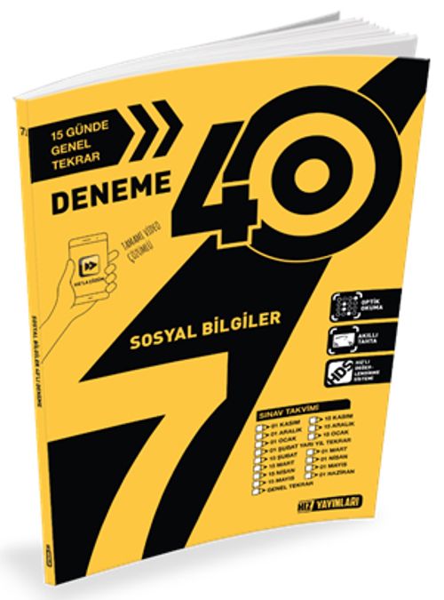 7. Sınıf Sosyal Bilgiler 40 Deneme
