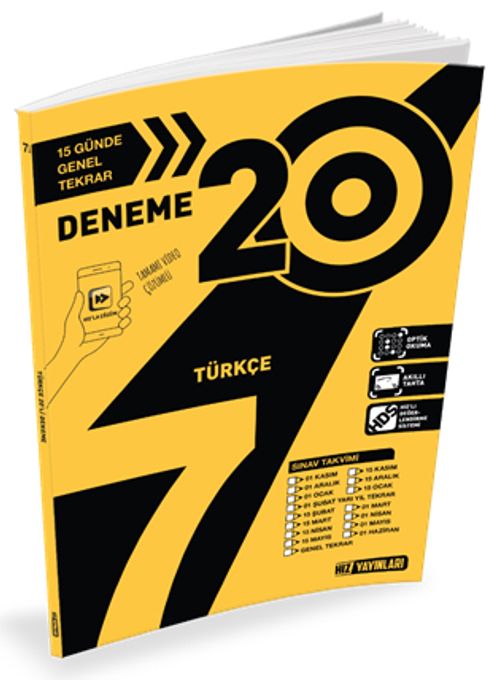 7. Sınıf 20'li Türkçe Deneme