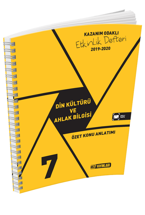 7. Sınıf Din Kültürü ve Ahlak Bilgisi Özet Konu Anlatımı Etkinlik Defteri