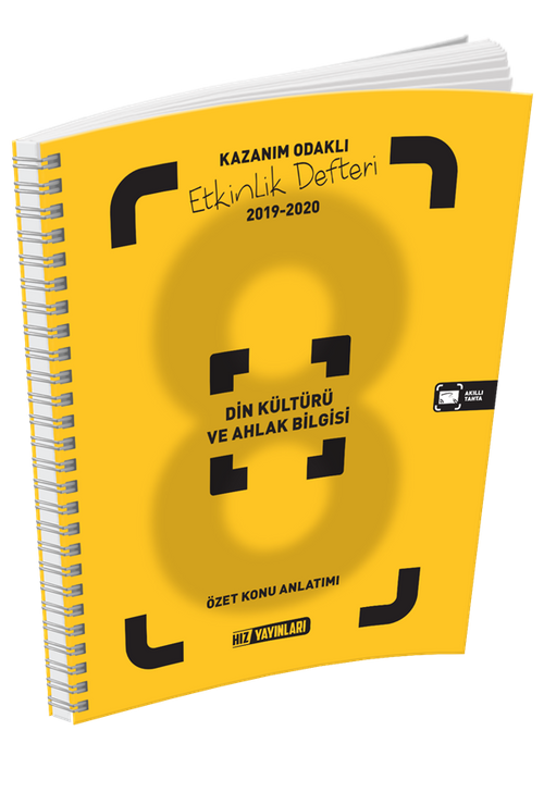 8. Sınıf Din Kültürü ve Ahlak Bilgisi Özet Konu Anlatımı Etkinlik Defteri