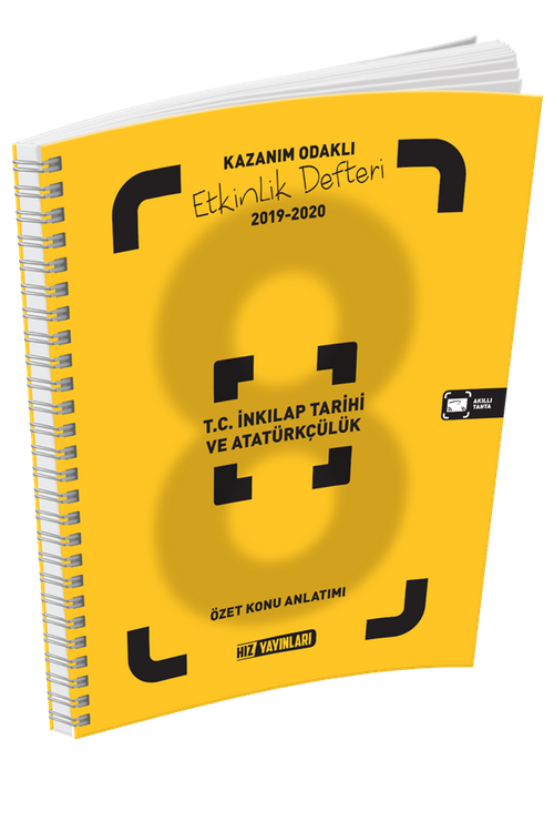 8. Sınıf T.C. İnkılap Tarihi ve Atatürkçülük Özet Konu Anlatımı Etkinlik Kitabı