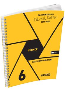 6. Sınıf Türkçe Özet Konu Anlatımı Etkinlik Defteri