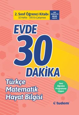 2. Sınıf Evde 30 Dakika Öğrenci Kitabı