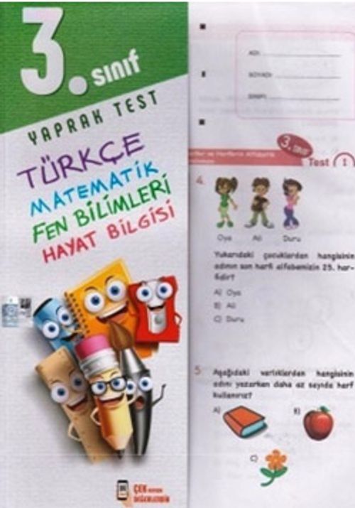3.Sınıf Tüm Dersler Yaprak Test