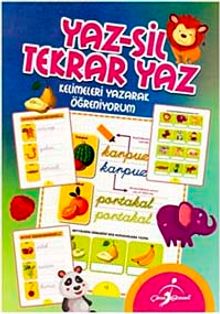 Yaz-Sil Tekrar Yaz - Kelimeleri Yazarak Öğreniyorum
