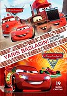 Disney Arabalar - Yarış Başlasın! & Çıkartmalı Boyama Kitabı