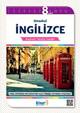 8. Sınıf Ortaokul İngilizce Kazanım Tarama Testleri