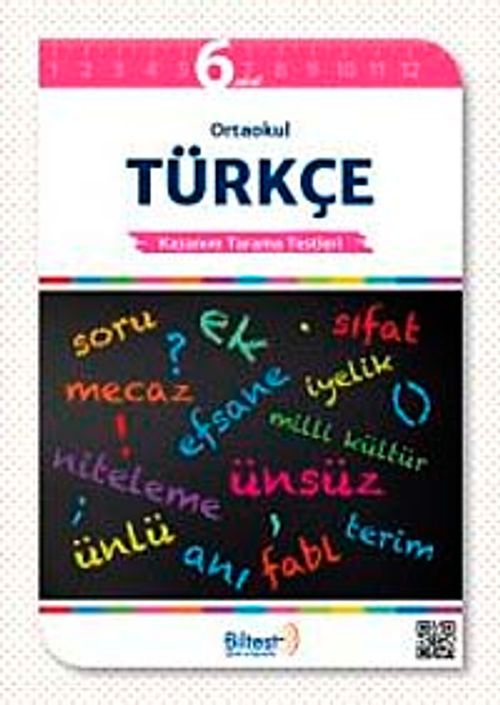 6. Sınıf Ortaokul Türkçe Kazanım Tarama Testleri
