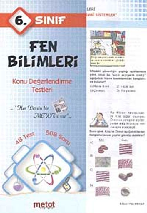 6.Sınıf Fen Bilimleri Konu Değerlendirme Testleri